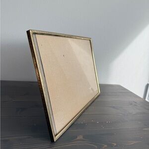 Vintage metal gold toned frame